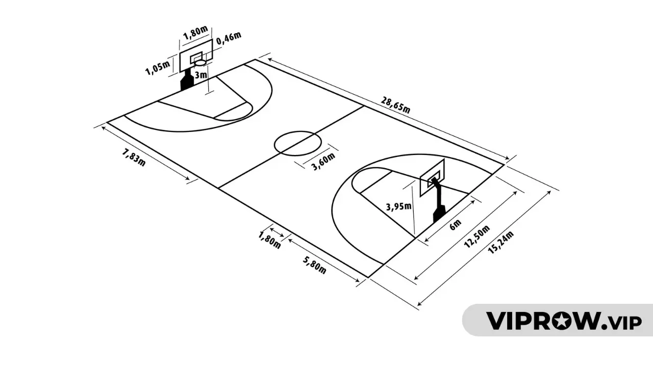 Breaking Down the Basketball Court Dimensions